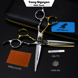 Bộ kéo cắt tóc Đầu Trâu – Bộ kéo chuyên dụng dành cho thợ tóc chuyên nghiệp - K01