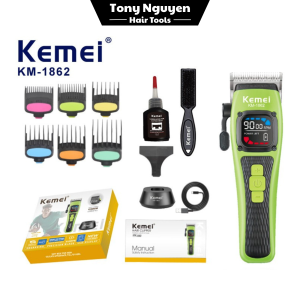 Tông Đơ Cắt Tóc Kemei 1862 – Thiết Kế Gọn Nhẹ, Cắt Êm Mượt