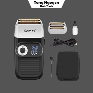 Máy Cạo Khô Kemei KM-2026 Cạo Sát Mịn, Êm Ái
