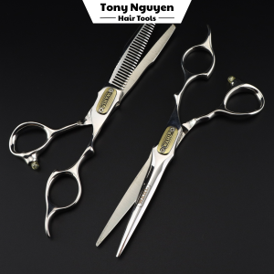 Bộ kéo cắt tóc Wahl Bạc - K05